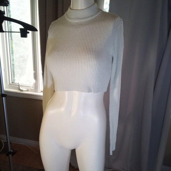Garage Cream Knit Sweater - Picture 1 of 2